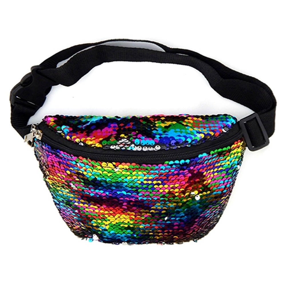Rainbow Sequin Fanny Pack
